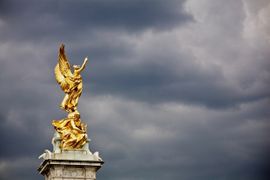 Outside Buckingham Palace