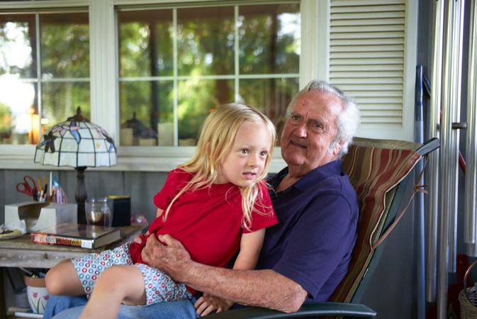 Henry with Dad. This is the best shot I could get.