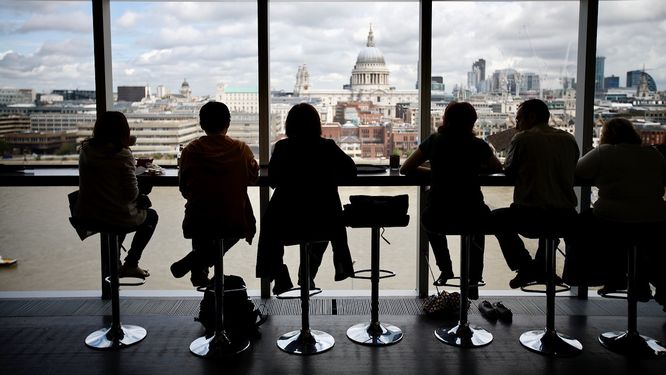 Top of the Tate Modern.