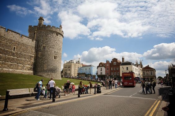 The palace at Windsor.