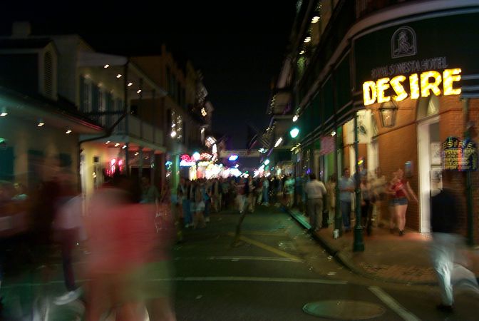 Desire on Bourbon Street.