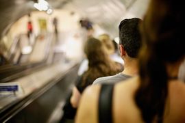 Entering the Underground.