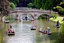 Punting. Cambridge, UK.