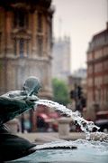 Spray in Trafalgar Square.